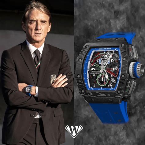 richard mille blu mancini|roberto mancini richard mille.